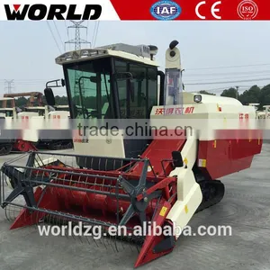 Mini Wheat Rice 98hp World Brand Combine Harvester in India thumbnail-6
