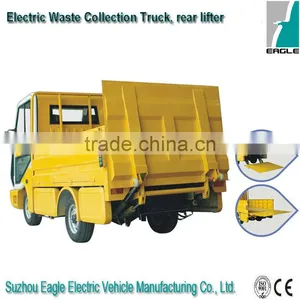 Electric Garbage Barrel Collection Truck, CE Approved thumbnail-1