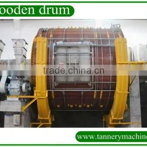 D4.2x4.2/4x4/3.5x3.5 Tanning Wooden Drum for Cow Cattle Buffalo Leather Wooden Drum thumbnail-5
