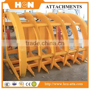 HCN Brand BM08 Series Hydraulic Root Grapple for Loaders thumbnail-5