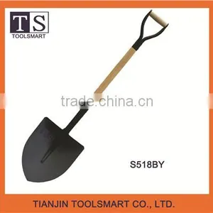 Many Different Types of High Quality Steel Forged Garden Shovel With Wooden Shovel Handle thumbnail-1