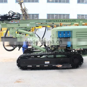 High Air Pressure Crawler Hydraulic Drilling Rig G150YF For Depth 60 Meters thumbnail-2