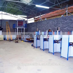 Vertical Type Plastic PP PE Tear Split Film Winding Machine for Rope thumbnail-4