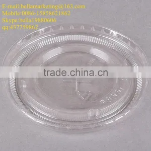Clear PET Plastic Lid With Straw Slot for 12, 16, 21, 22, and 24 Oz. Cups thumbnail-5