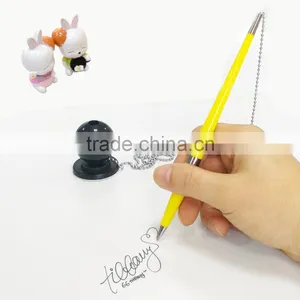 Wholesale Promotion Table Pen,plastic Desk Pen With Chain thumbnail-2