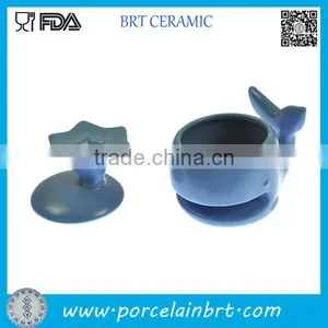Blue Dolphin Shape Ceramic Cookie Mug thumbnail-2
