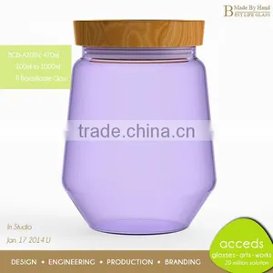 Unique Design Heat Resistant Glass Jars for Candy thumbnail-1