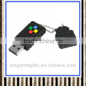 Customed Blocking Popular Silicone USB Keychain thumbnail-1