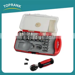 31pcs Stubby Ratchet Socket Set, Socket Tool Set, Socket Wrench Set thumbnail-4