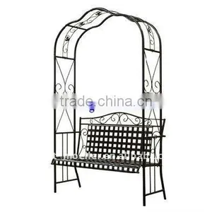 Garden Arch With Bench LMGRB thumbnail-1
