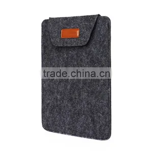 Felt Fabric Laptop Cover Business Custom 11''12''13'' Laptop Sleeve for Macbook Made in China thumbnail-2