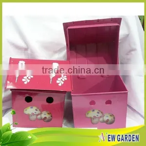 Customized Designed House Shape With Cover Small Decorative Flower Pots thumbnail-3