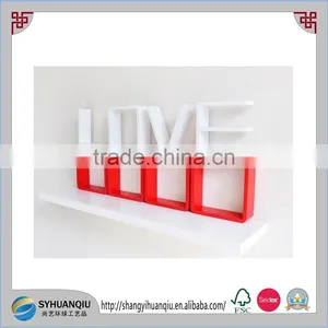 Decorative Wall Shelf Frame 3D Cubed Display Home Decor Wood Multi-Functional thumbnail-1