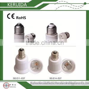 E26 to E27 Fluorescent Lampholder Adaptor/adaptor Lamp Socket thumbnail-2