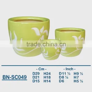 Vietnamese Ceramic Indoor Pot/ Indoor Planter BN-SC049 thumbnail-1