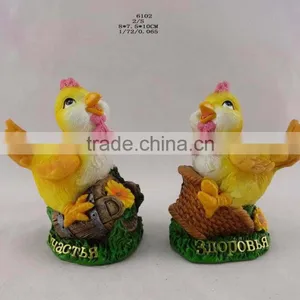 2017 New Year Souvenir Animal Statue Resin Chicken for Home Decoration thumbnail-6