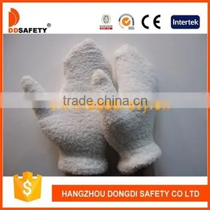 DDSAFETY White Velvet Glove Winter Glove White Daily Gloves thumbnail-1
