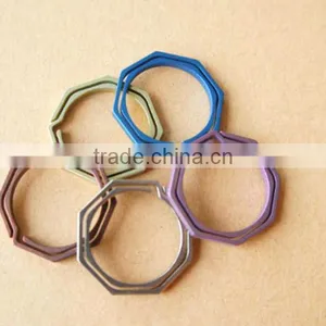 TK-2307 30MM Titanium Alloy TC4 Octagon Key Chain Key Ring thumbnail-3