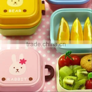 China 2-Stage Lunch Box Bento,plastic Lunch Bento Box,hot New Product for 2015/CUSTOM Plastic Lunch Box thumbnail-2
