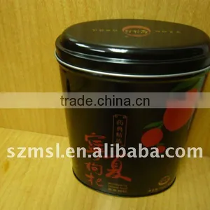 Metal Round Wolfberry Tin Box thumbnail-1