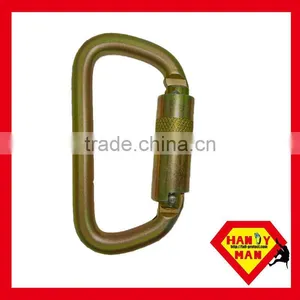 35KN Metal Steel Captive Pin Small D Type For Rescue Safety Carabiner thumbnail-1