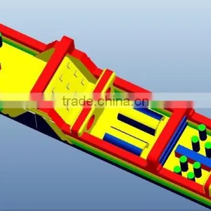 Customized Boot Camp Inflatable Obstacle Course Cheap on Sale thumbnail-1