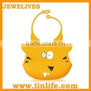 Classic Tiger Design Silicone Baby Bibs thumbnail-1