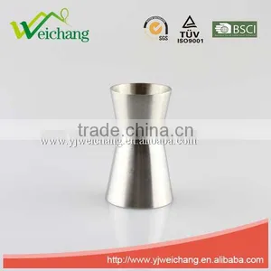 WCJ521 Good Quality Bar Collection 20/40ml Dual Volume Stainless Steel Cocktail Bar Jigger Hot Sales thumbnail-1