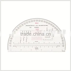 9inch Military Protractor,half Moon Military Protractor,military Map Protractor#KMP-3 thumbnail-1