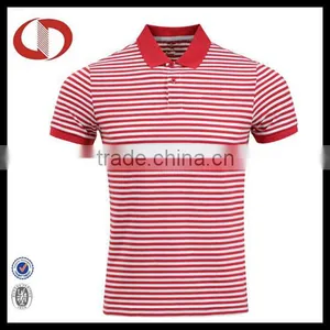 Mens Collar Striped Polo t Shirt thumbnail-1