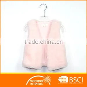2016 Latest Winter Fake Fur Baby Girls Waistcoat thumbnail-1