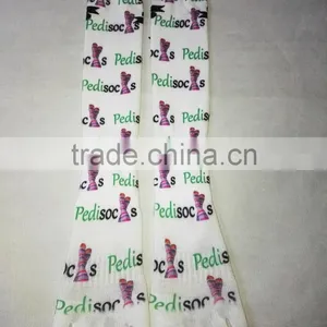 Five Toe Yoga SPA Socks With Grip Inside With Sublimation Pilates Socks thumbnail-2