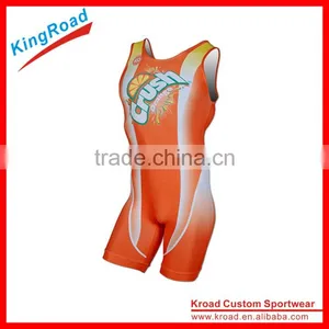 Custom Design Lycra Wrestling Singlet Women's Wrestling Clothes thumbnail-2