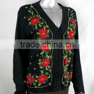 Unisex Knitted Christmas Sweaters Uglysweaters Cardigan Christmas Jumper thumbnail-3