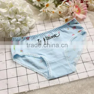 2017 New Gift Box Cotton Lady Underwear Cute Cotton Lace Sexy Girl Briefs Panties thumbnail-5