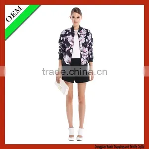 OEM High Quality Fashion Men Hoodie/ Women Fashion Jacket/ Women Coat With Flower Print thumbnail-1