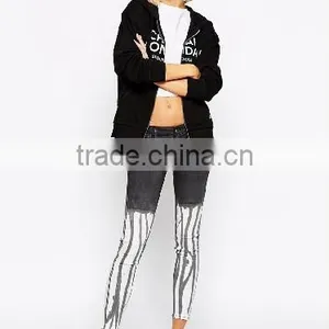Cheap Printed Logo Women Fleece Jacket 2015 thumbnail-5