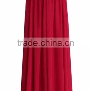 Women Wholesale Elastic Wasitband Long Skirt Fashion Chiffon Maxi Skirt 2016 thumbnail-6