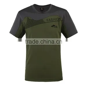 2013 Plus Size Color Combinations Dry Fit Men Sports t Shirt thumbnail-2