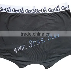 Fashion Men Black Modal/cotton Boxer Underwear thumbnail-2