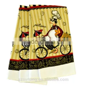 100% Cotton Tea Towel Kitchen Towel Printed Customized Towel Wholesale thumbnail-3