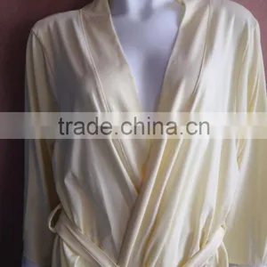 Wholesale High Quality Modal Yellow Lace Bride Robe Arm Sleeve Lace thumbnail-3