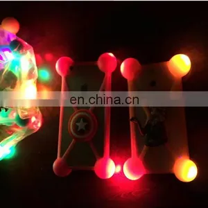 LED General Cell Phone Case 3D Cartoon Character Mobile Phone Case Silicone thumbnail-3