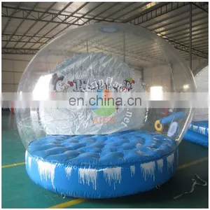 Hot Sale 3m Diameter Christmas Blue Inflatable Snow Ball thumbnail-2
