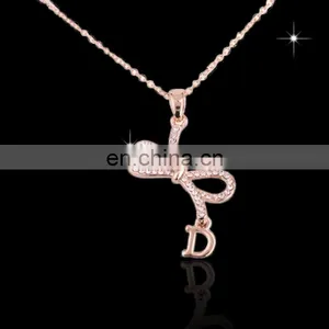 Promotional Wholesale Custom Crystal Diamond Rhinestone 2014 Fashion Stainless Steel Pendant Choker Necklace Jewelry MCB-0026 thumbnail-1