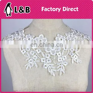 Fashion Polyester Chemical Lace Embroidery White Neck Lace Collar thumbnail-4