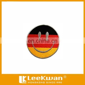 Round&colorful Smile Face Embroidery Badge/patch/emblem Sew-on Garments or Apparel thumbnail-6