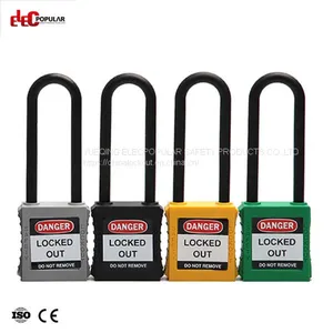 76mm Insulation Shackle Safety Padlocks EP-8551L~EP-8554L ABS Safety Padlock thumbnail-3