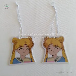 CMYK Colour Printing Absorbent- Paper Customized Shape and Size Paper Car Air Freshener thumbnail-2