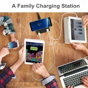 Universal 60w 8 Ports QC3.0 Smart Multi Usb Wireless Charger For Mobile Phone thumbnail-5